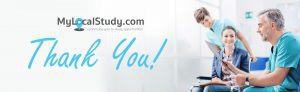 Thank you for applying for clinical research study MyLocalStudy.com