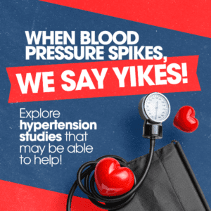 When blood pressure spikes, we say yikes!